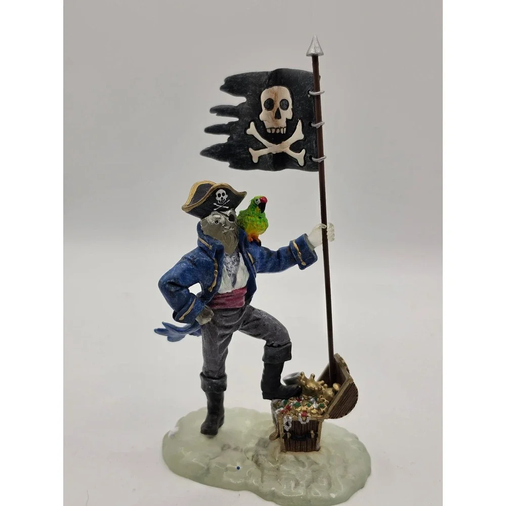 Dept 56 Snow Village Halloween‎ Captain Black Bart's Ghost Pirate 56.55149 Boxed